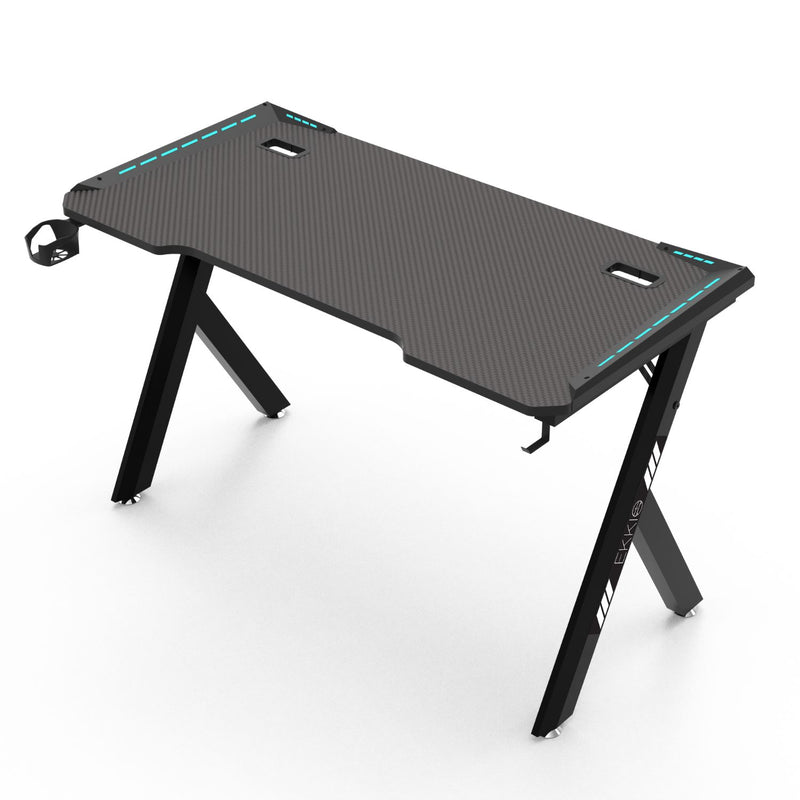 EKKIO RGB Gaming Desk Y Shape Black 100cm