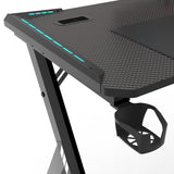 EKKIO RGB Gaming Desk Y Shape Black 120cm