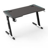 EKKIO RGB Gaming Desk Z Shape Black 100cm