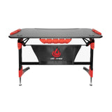 Unigamer RGB Gaming Desk in Red